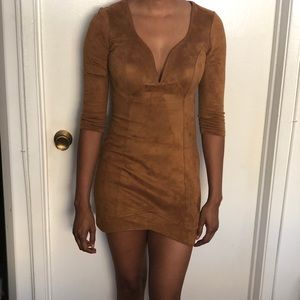 Tan Dress in Size Small